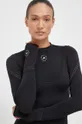czarny adidas by Stella McCartney longsleeve treningowy TruePurpose