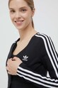 Clothing adidas Originals longsleeve shirt Button Long Sleeve Tee IC5473 black