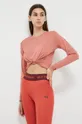 roza Majica dugih rukava za trčanje Asics Nagino Ženski
