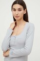 Tričko s dlouhým rukávem Guess SAMANTHA O3BP01.KBXB2 šedá AW24
