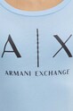 Armani Exchange longsleeve bawełniany 8NYTDG.YJ16Z niebieski