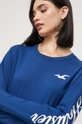 σκούρο μπλε Longsleeve Hollister Co.