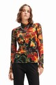 Longsleeve Desigual με ελαστάν πολύχρωμο 23WWTK53