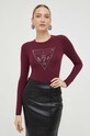 Odzież Guess body W3BP26.K68D2 bordowy