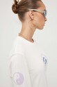 Vans longsleeve bawełniany beżowy VN000AD1FS81