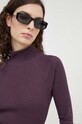 G-Star Raw longsleeve bawełniany fioletowy D23339.D289