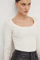 Tričko s dlhým rukávom G-Star Raw slim béžová D23786.D493