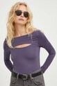Longsleeve G-Star Raw D23811.D469 μωβ AW23