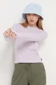 fialová Tričko s dlhým rukávom Vans
