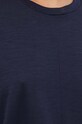 Vlněné tričko s dlouhým rukávem Max Mara Leisure námořnická modř 2339460336600