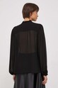 Ρούχα Πουκάμισο United Colors of Benetton 5Z21DQ06N.100 μαύρο
