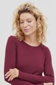 United Colors of Benetton hosszú ujjú otthoni viseletre burgundia 38I63M04D.7R4