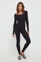BOSS longsleeve lounge 50500290 czarny AW23