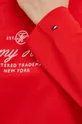 κόκκινο Βαμβακερή μπλούζα με μακριά μανίκια Tommy Hilfiger