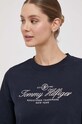 Tommy Hilfiger longsleeve bawełniany granatowy WW0WW40292