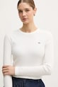 Lacoste longsleeve bawełniany beżowy TF1692