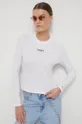 λευκό Βαμβακερή μπλούζα με μακριά μανίκια Tommy Jeans