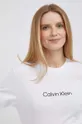 fehér Calvin Klein pamut hosszúujjú