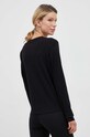 Бавовняний лонгслів Dkny DP3T9061 чорний AW23
