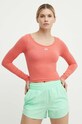 Tréningové tričko s dlhým rukávom Under Armour Train Seamless slim oranžová 1379150