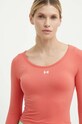 Tréningové tričko s dlhým rukávom Under Armour Train Seamless oranžová 1379150