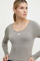 Tréningové tričko s dlhým rukávom Under Armour Train Seamless sivá 1379150