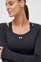 Tréninkové tričko s dlouhým rukávem Under Armour Train Seamless černá 1379150