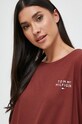 Одяг Лонгслів лаунж Tommy Hilfiger UW0UW04153 коричневий