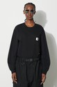 Carhartt WIP longsleeve bawełniany bawełna czarny I032216.89XX