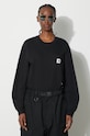 Бавовняний лонгслів Carhartt WIP бавовна чорний I032216.89XX