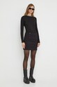 Karl Lagerfeld longsleeve 236W1708 czarny AW23