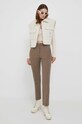 Majica z dolgimi rokavi Calvin Klein Jeans J20J222025 bež AW23