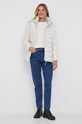 Bombažna majica z dolgimi rokavi Calvin Klein Jeans J20J222217 bež AW23