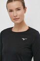 Mizuno longsleeve do biegania Impulse Core czarny J2GAA722
