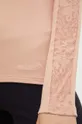 roza Homewear majica dugih rukava Calvin Klein Underwear