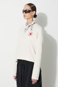 Fjallraven cotton longsleeve top 1960 Logo beige F86989.113