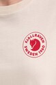 Bavlnené tričko s dlhým rukávom Fjallraven 1960 Logo F86989.113 béžová
