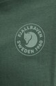 Бавовняний лонгслів Fjallraven 1960 Logo F86989.679 бірюзовий