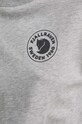 Памучна блуза с дълги ръкави Fjallraven 1960 Logo F86989.020.999 сив