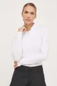 λευκό Λειτουργικό μακρυμάνικο πουκάμισο Descente Carla Γυναικεία