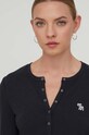 Abercrombie & Fitch longsleeve KI139.3432.900 negru AW23