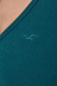Tričko s dlouhým rukávem Hollister Co. KI339.3453.300 zelená