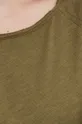 Pamučna majica dugih rukava American Vintage T-SHIRT ML COL BATEAU Ženski