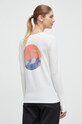 Îmbrăcăminte Burton longsleeve din bumbac 23980100100 alb