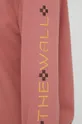 Bavlnené tričko s dlhým rukávom Vans Dámsky