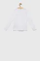 Detské tričko s dlhým rukávom Guess biela