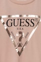 Dziewczynka Guess longsleeve bawełniany dziecięcy J84I36.K8HM0.9BYX różowy