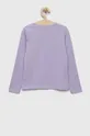 Otroška dolga majica Guess vijolična