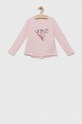 Детска блуза с дълги ръкави Guess еластичен розов K3YI08.K6YW4.9BYX