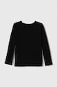 Guess longsleeve bawełniany dziecięcy K84I18.K8HM0.9BYX czarny AW23